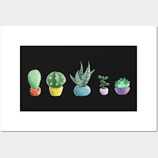 cute cacti Posters and Art